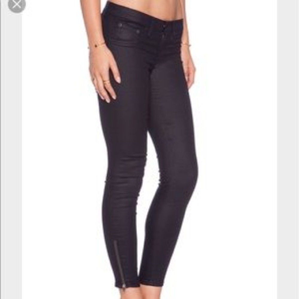 Rag and Bone Zipper Capri Jeans